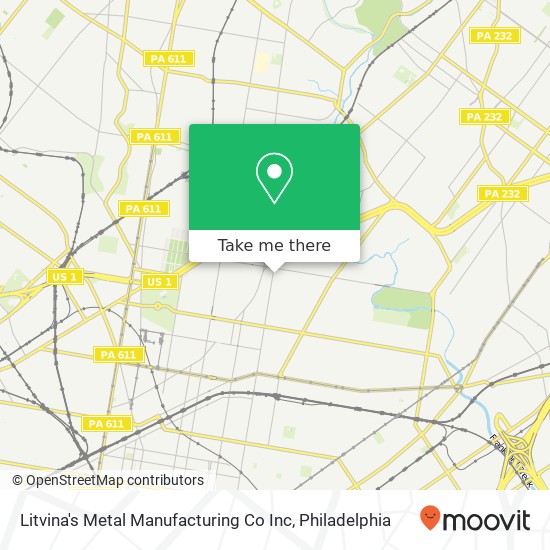 Litvina's Metal Manufacturing Co Inc map