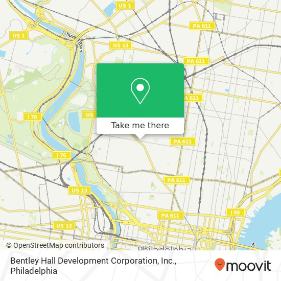 Mapa de Bentley Hall Development Corporation, Inc.