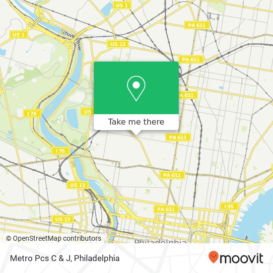 Metro Pcs C & J map