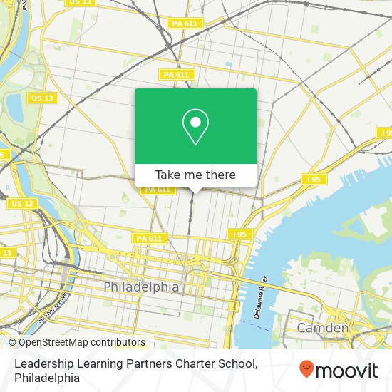 Leadership Learning Partners Charter School map