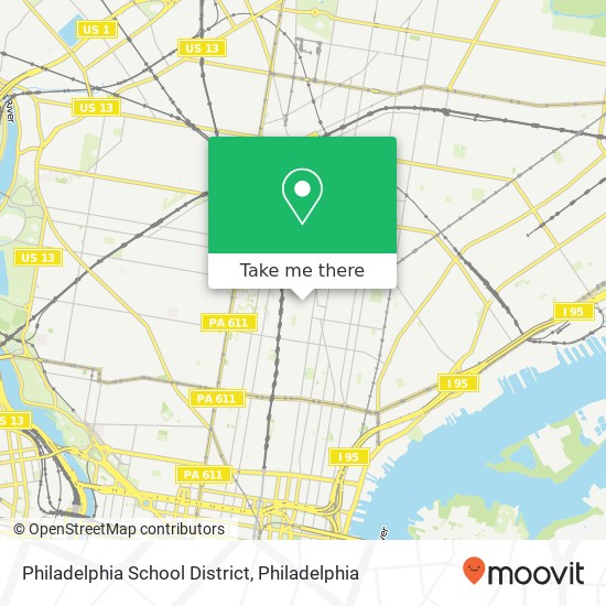 Philadelphia School District map