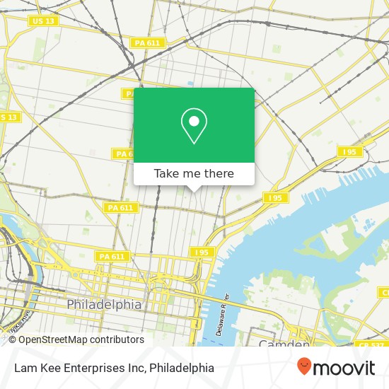 Lam Kee Enterprises Inc map