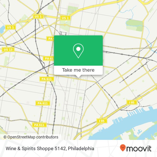 Mapa de Wine & Spirits Shoppe 5142