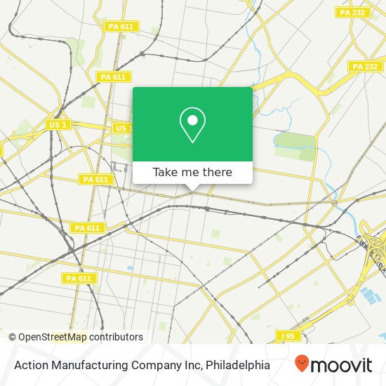 Action Manufacturing Company Inc map