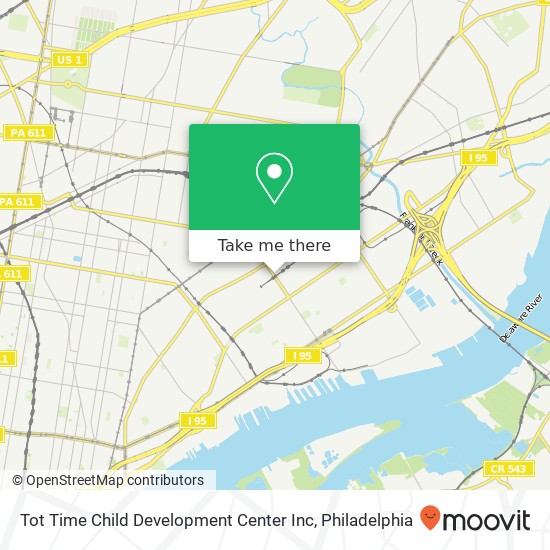 Mapa de Tot Time Child Development Center Inc