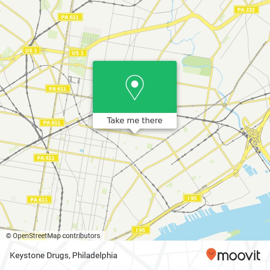 Keystone Drugs map