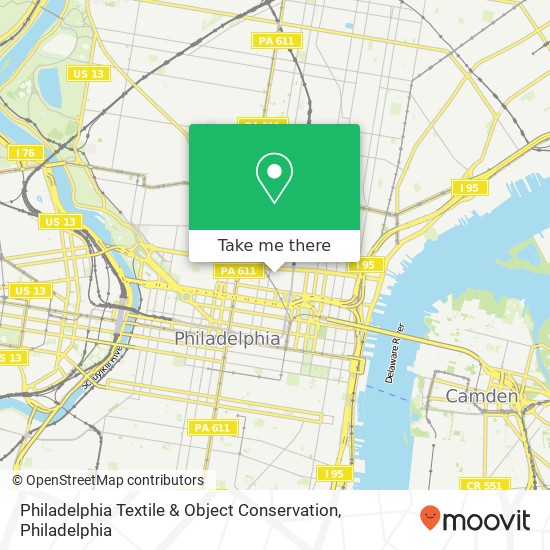 Philadelphia Textile & Object Conservation map