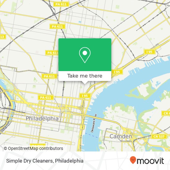 Simple Dry Cleaners map