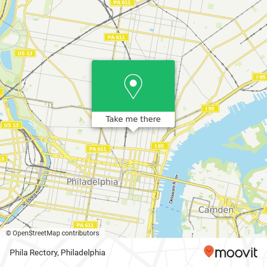 Phila Rectory map