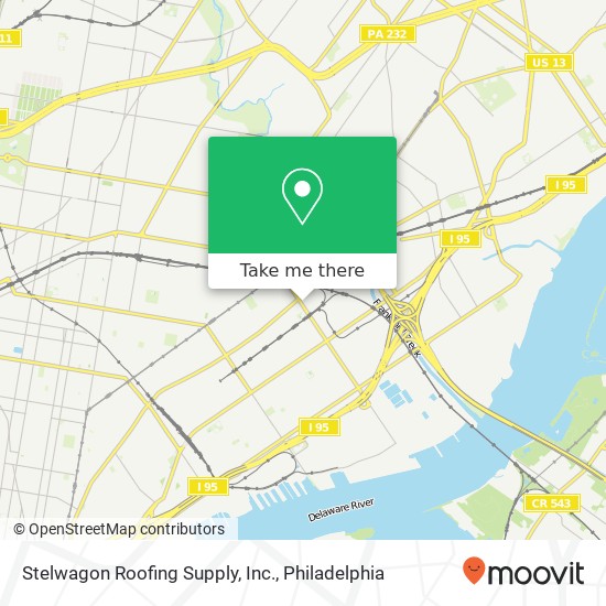 Stelwagon Roofing Supply, Inc. map