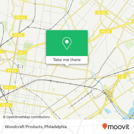 Woodcraft Products map