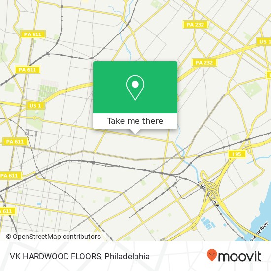 VK HARDWOOD FLOORS map