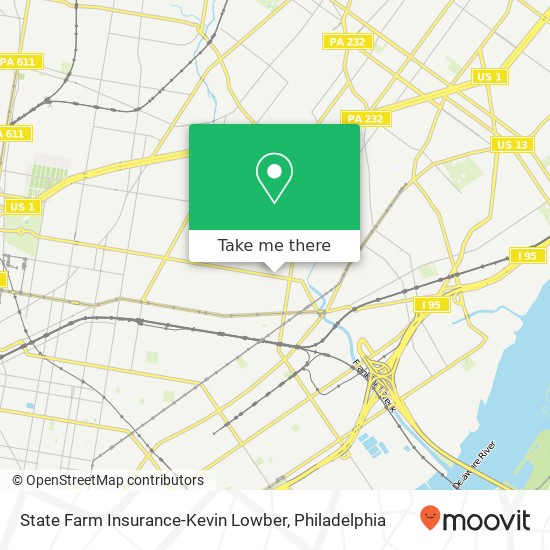 Mapa de State Farm Insurance-Kevin Lowber