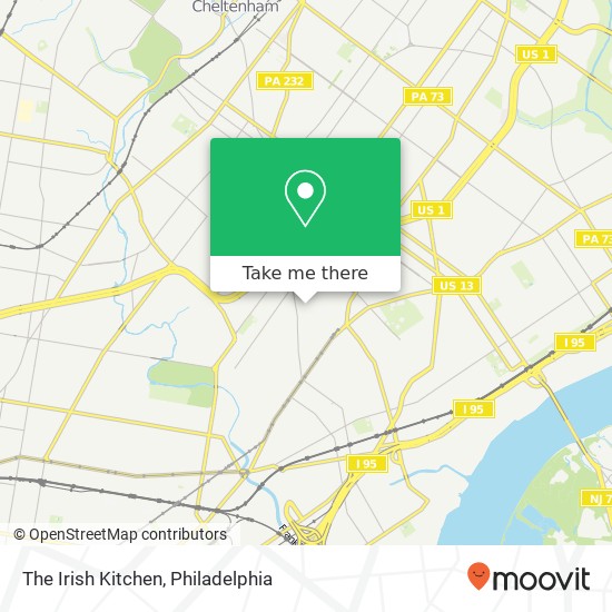 Mapa de The Irish Kitchen