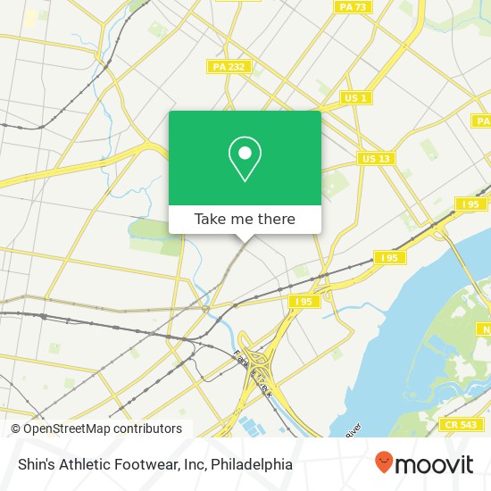 Shin's Athletic Footwear, Inc map