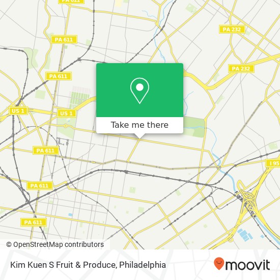 Mapa de Kim Kuen S Fruit & Produce