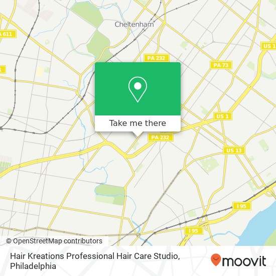 Mapa de Hair Kreations Professional Hair Care Studio