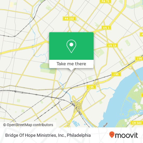 Bridge Of Hope Ministries, Inc. map