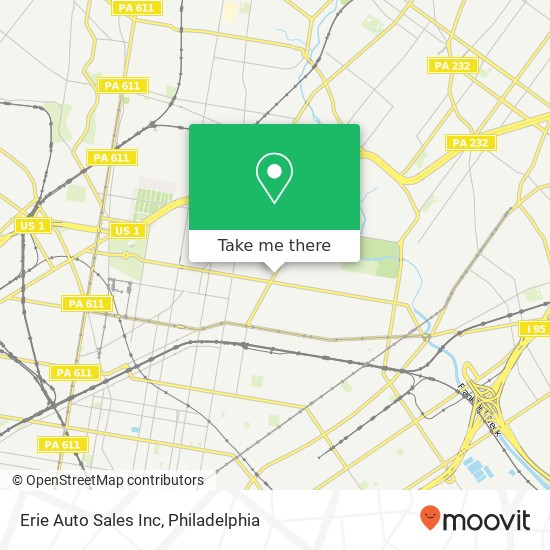 Mapa de Erie Auto Sales Inc