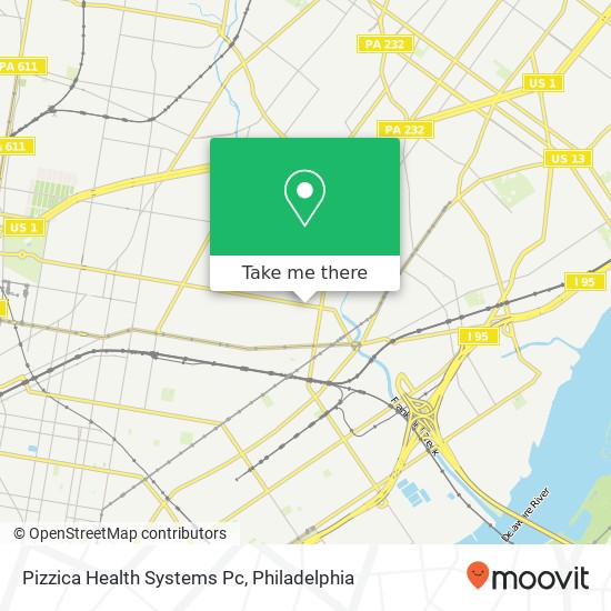 Mapa de Pizzica Health Systems Pc