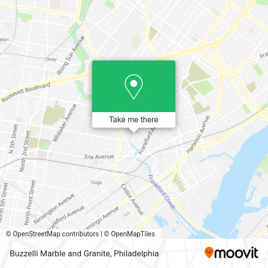 Mapa de Buzzelli Marble and Granite