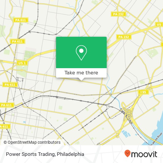 Mapa de Power Sports Trading