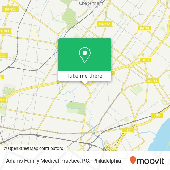 Adams Family Medical Practice, P.C. map