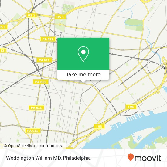 Mapa de Weddington William MD
