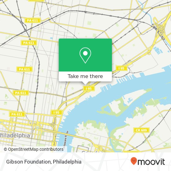 Gibson Foundation map