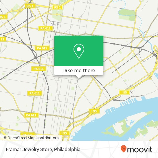 Framar Jewelry Store map