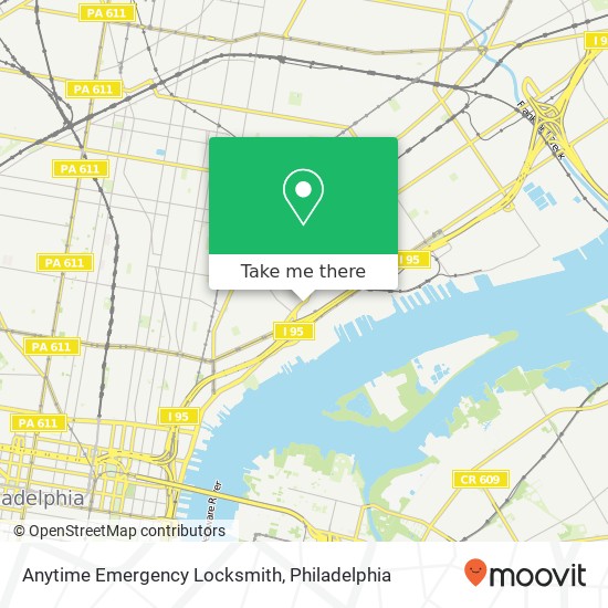 Mapa de Anytime Emergency Locksmith