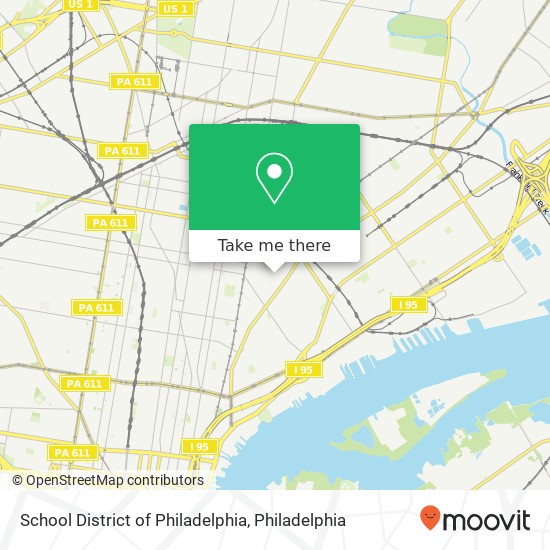 School District of Philadelphia map