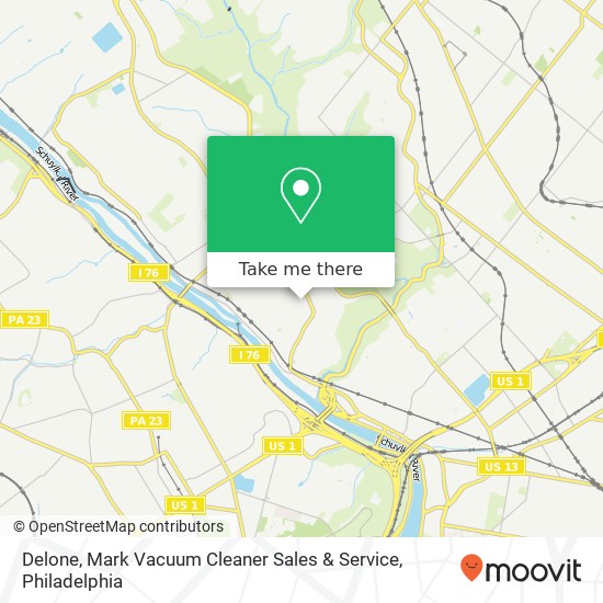 Mapa de Delone, Mark Vacuum Cleaner Sales & Service