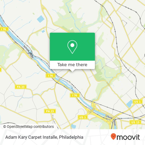 Adam Kary Carpet Installe map