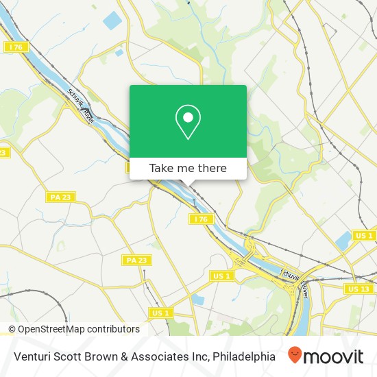 Venturi Scott Brown & Associates Inc map