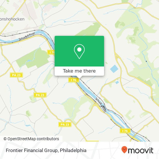 Frontier Financial Group map