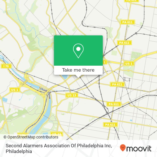 Mapa de Second Alarmers Association Of Philadelphia Inc