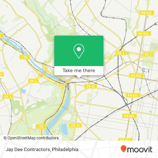 Jay Dee Contractors map