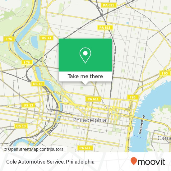 Cole Automotive Service map