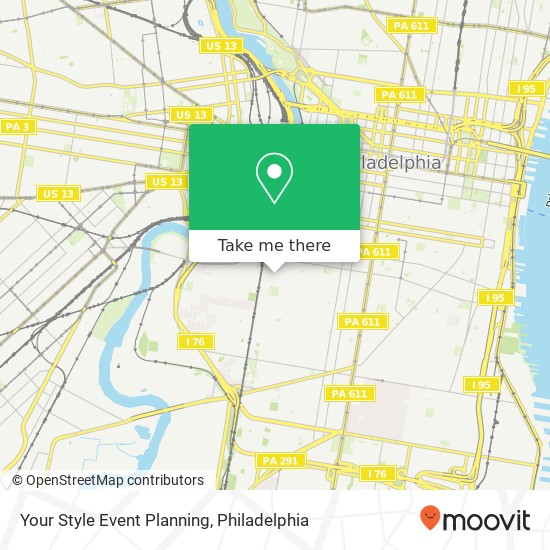 Your Style Event Planning map