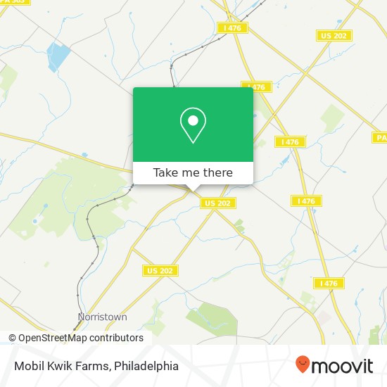 Mobil Kwik Farms map