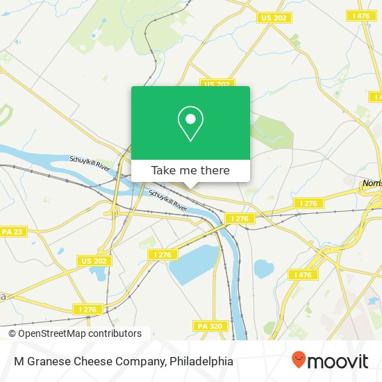 M Granese Cheese Company map