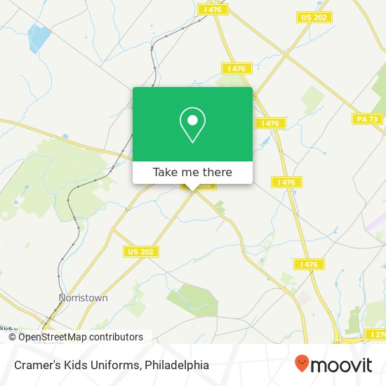 Cramer's Kids Uniforms map