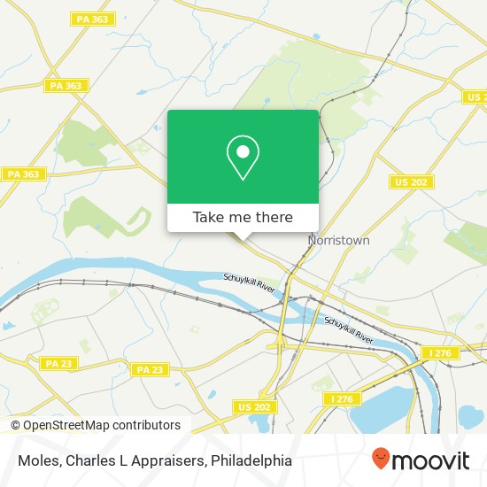 Moles, Charles L Appraisers map