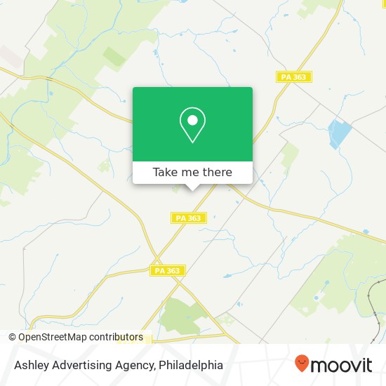 Mapa de Ashley Advertising Agency