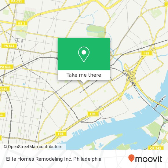 Mapa de Elite Homes Remodeling Inc