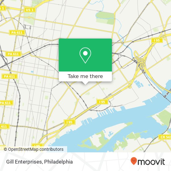 Mapa de Gill Enterprises