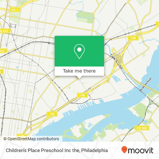 Children's Place Preschool Inc the map