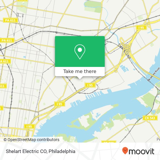 Shelart Electric CO map