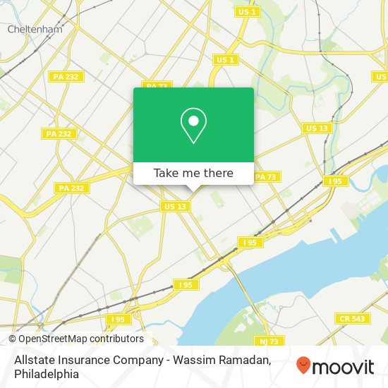 Allstate Insurance Company - Wassim Ramadan map